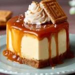 Salted Caramel Biscoff Cheesecake First Image