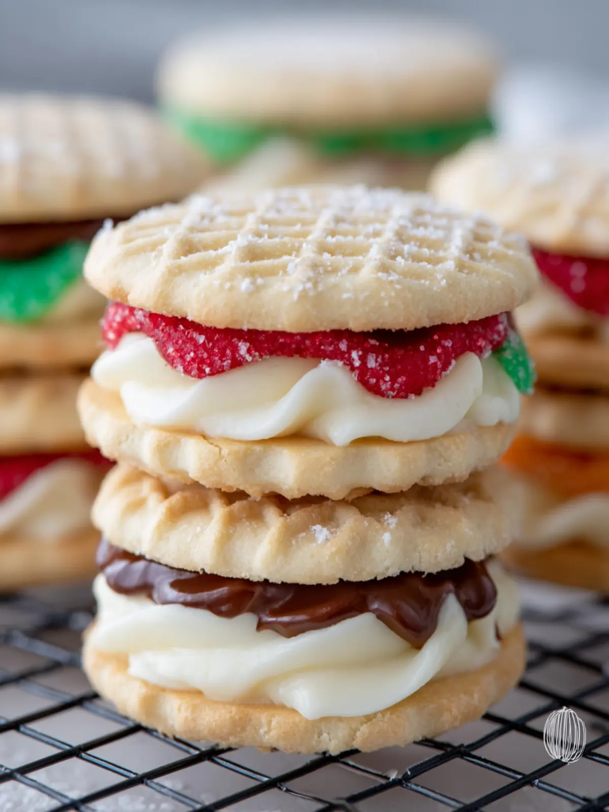 Cream Wafer Sandwich Cookie Recipe First Image