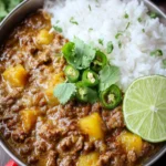 Coconut GROUND BEEF CURRY with Turmeric (Paleo, AIP, Whole30) First Image