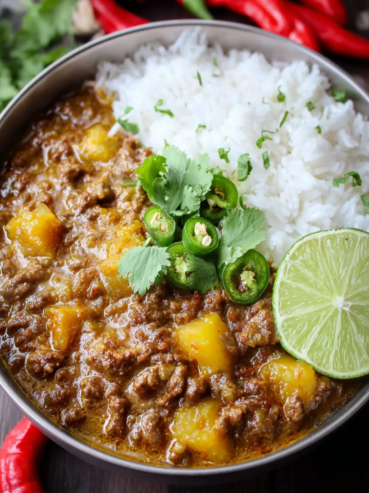Coconut GROUND BEEF CURRY with Turmeric (Paleo, AIP, Whole30) First Image