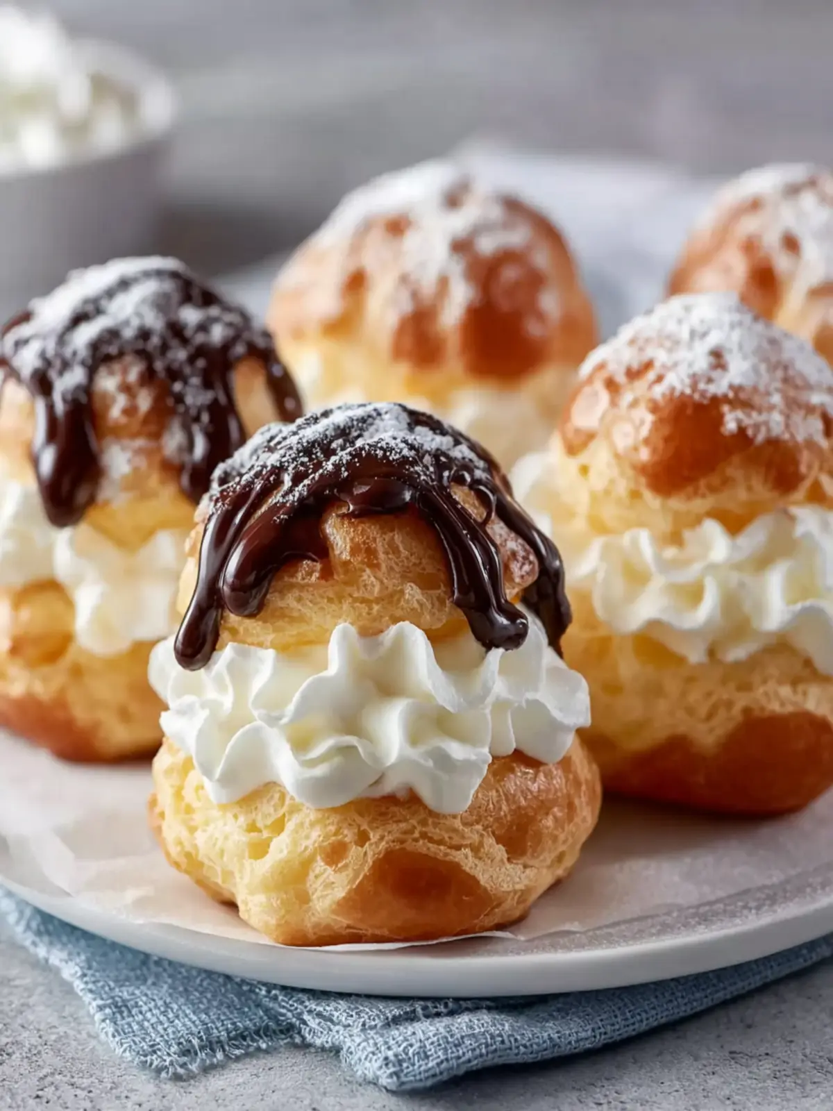 Classic French Profiteroles First Image