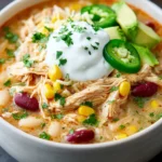 The Easiest Crockpot White Chicken Chili with Cream Cheese First Image