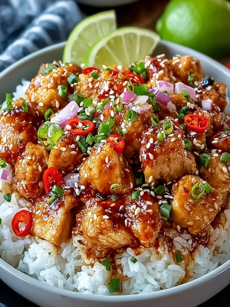 Sweet Chili Chicken Bowl: An Incredible Ultimate Recipe You’ll Love First Image