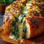 Cheesy Spinach Stuffed Bread: A Delightful Recipe! First Image