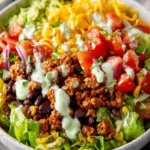 Healthy Ground Turkey Taco Salad First Image