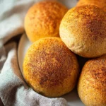 Keto Vegan Bread Rolls (gluten-free, grain-free & with nut-free option) First Image