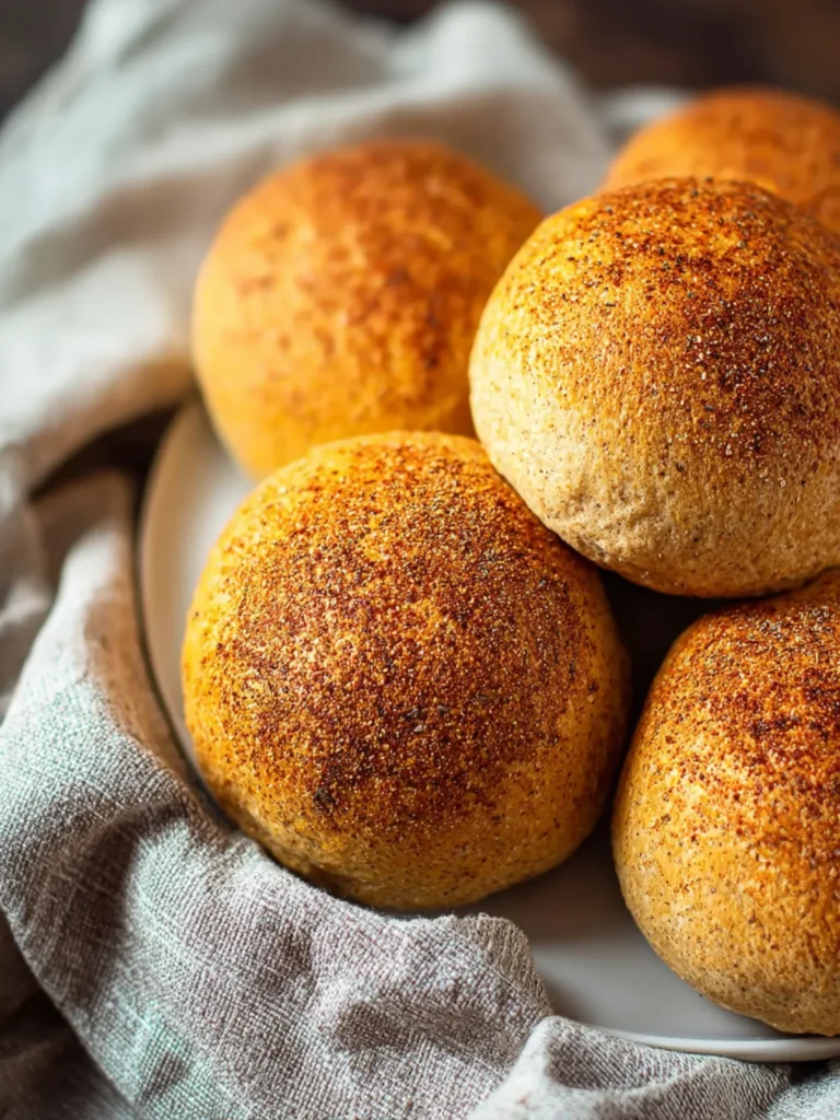 Keto Vegan Bread Rolls (gluten-free, grain-free & with nut-free option) First Image