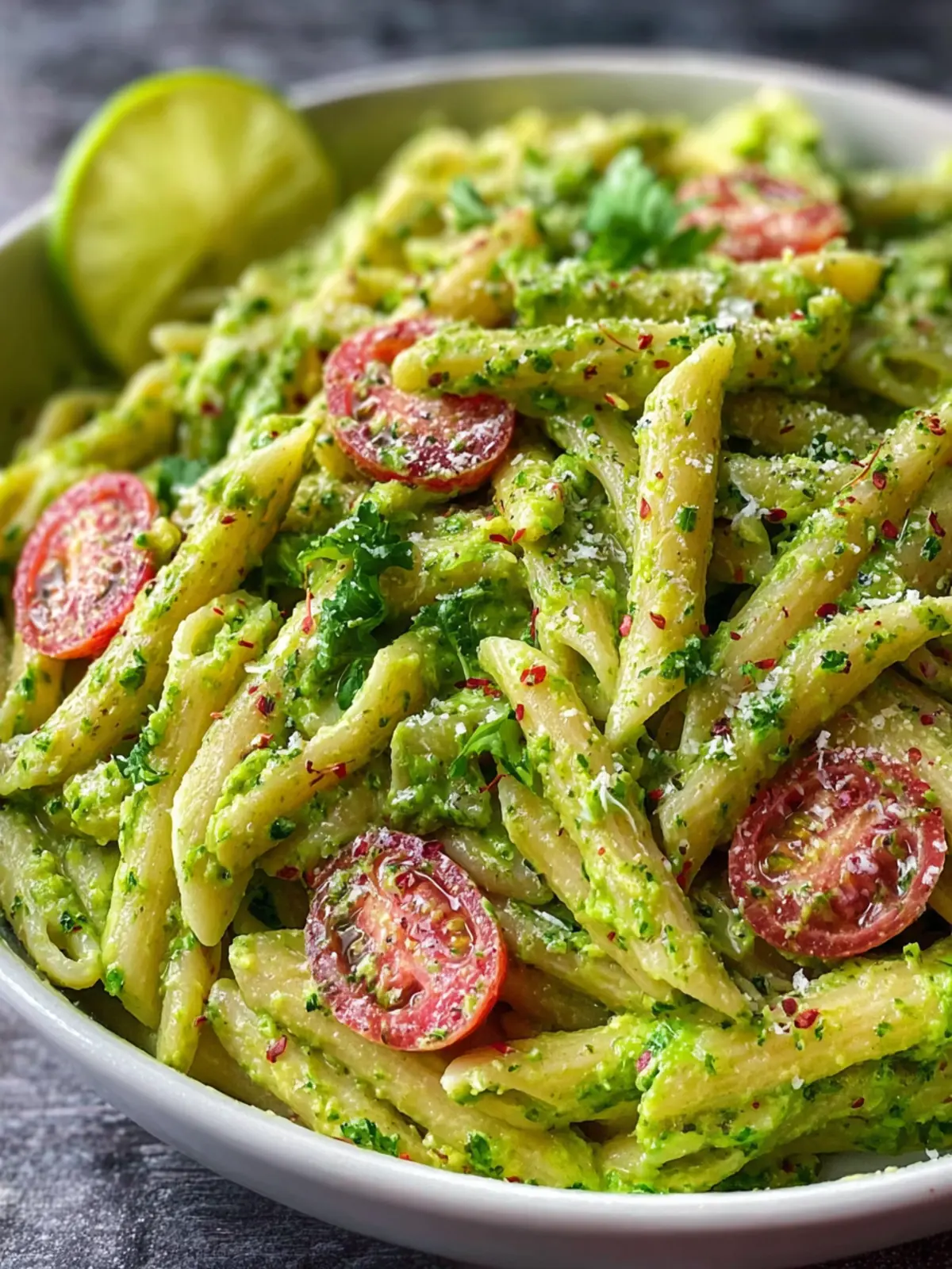 Creamy Avocado Pasta First Image