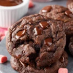 Double Chocolate Chip Cookies First Image