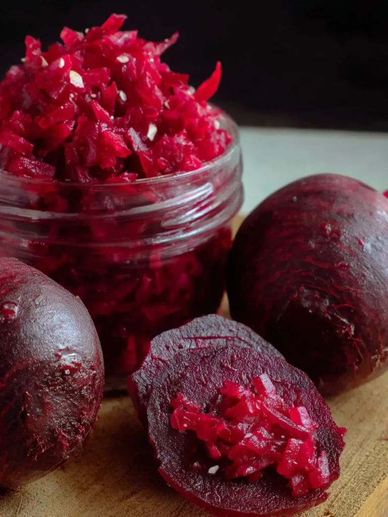 Easy New Zealand Style Homemade Beet Relish Recipe First Image
