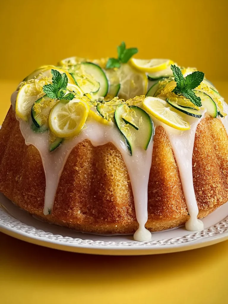 Lemon Zucchini Bundt Cake First Image