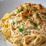 Creamy Cajun Chicken Spaghetti with Garlic Mozzarella Sauce – A Bold, Comforting Pasta You’ll Crave Again and Again First Image