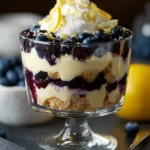 Easy Lemon Blueberry Cheesecake Trifle First Image