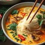 Coconut Curry Noodle Soup First Image