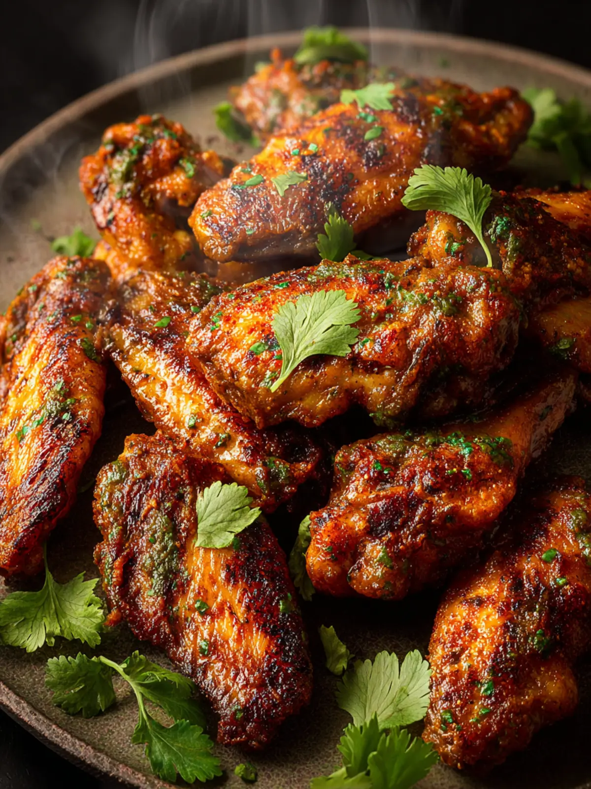 Baked Indian Butter Chicken Wings First Image