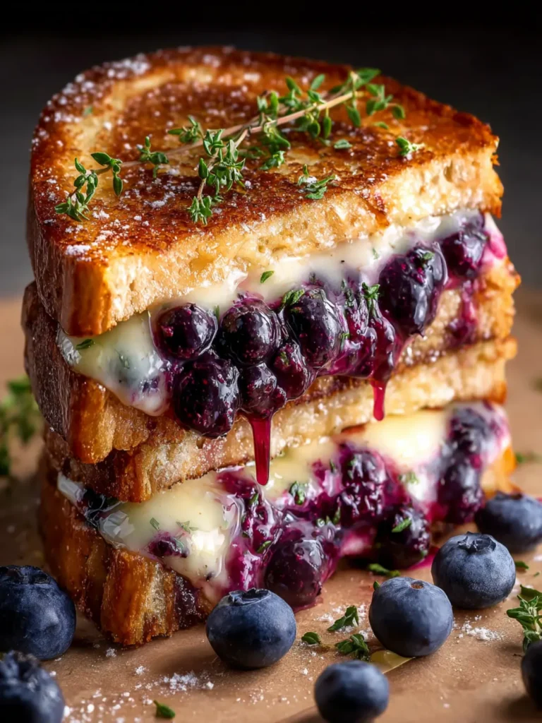 Blueberry Grilled Cheese First Image