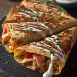 Chicken Crepes Shawarma with Creamy Shawarma Sauce First Image