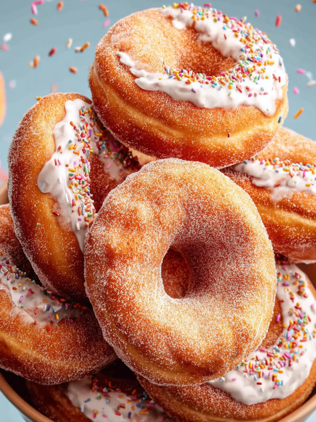 Cottage Cheese Donuts First Image