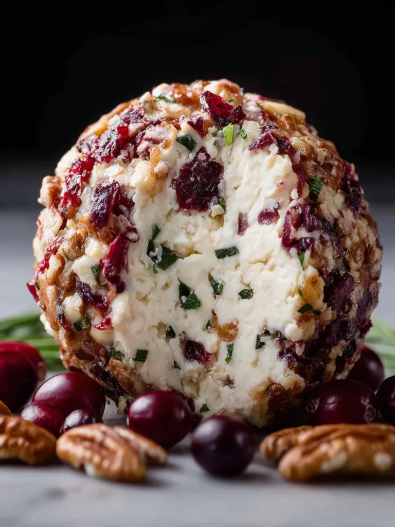 Cranberry Pecan Cheeseball First Image