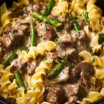 Crock Pot Beef Stroganoff First Image
