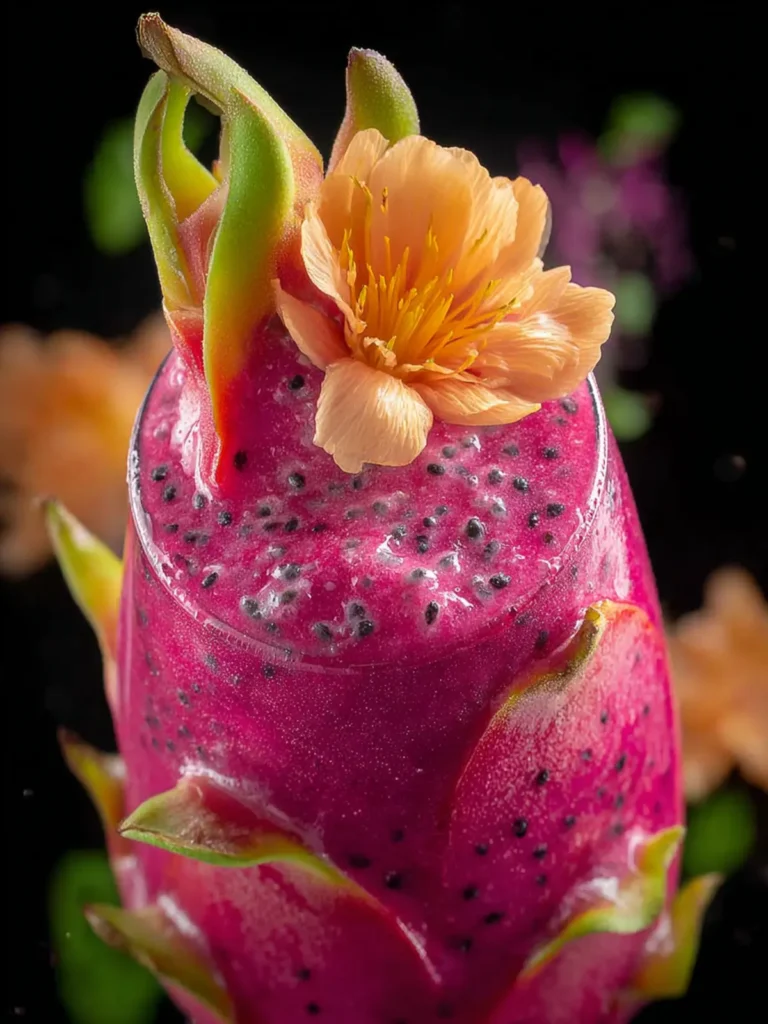 Dragon Fruit Smoothie Recipe (Pitaya Smoothie) First Image