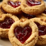 Heart Jam Thumbprint Cookies First Image