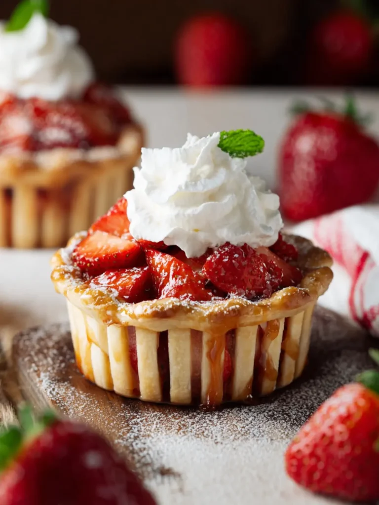Mini Strawberry Pies First Image