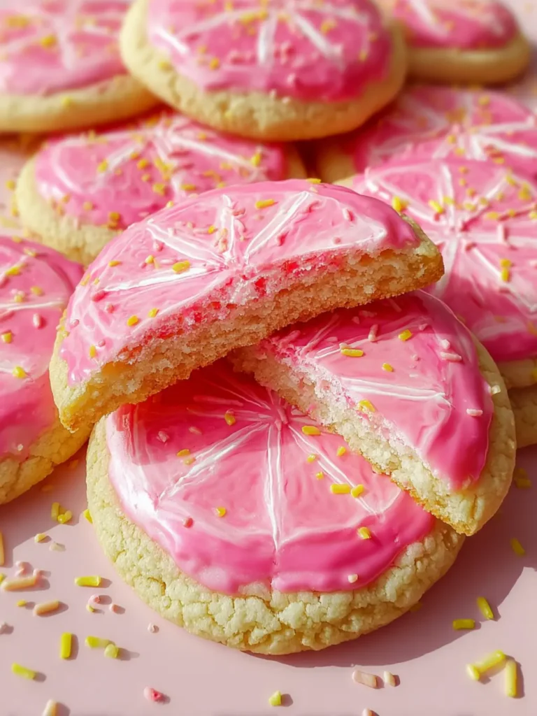 Pink Lemonade Cookies First Image
