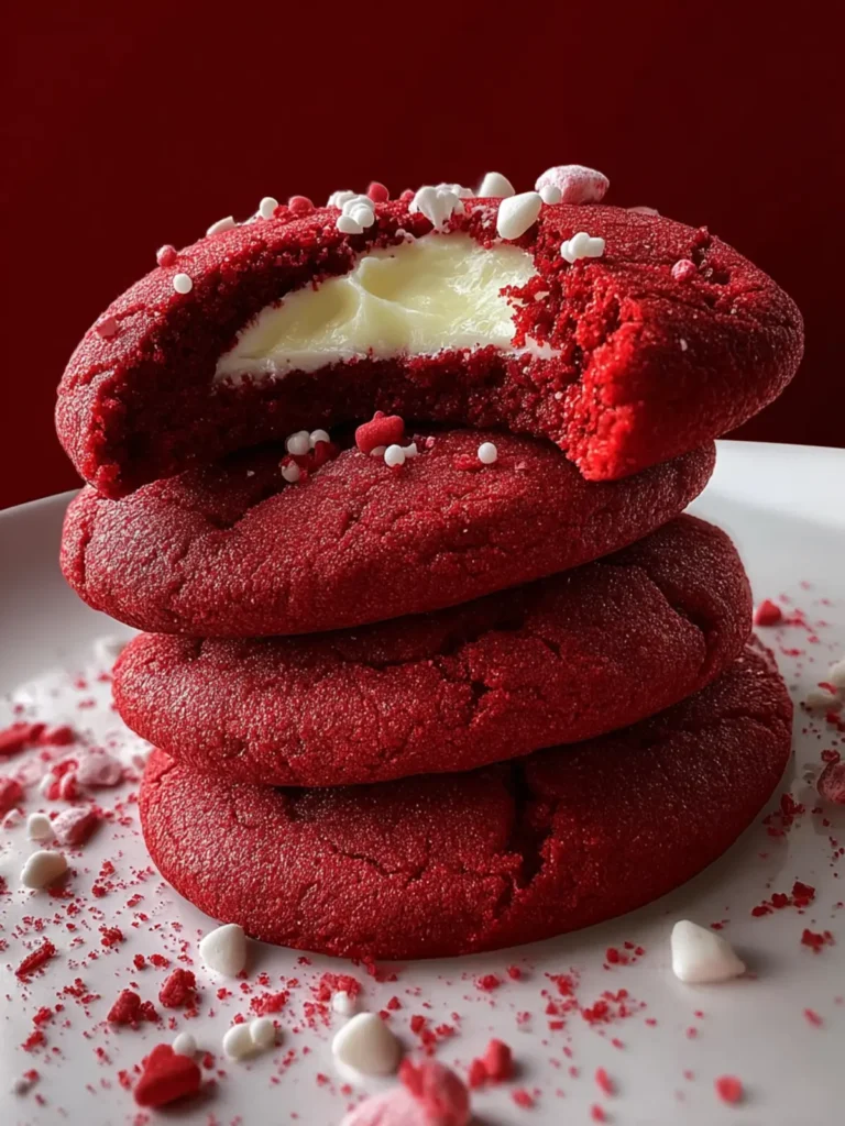Red Velvet Valentine Cookies First Image