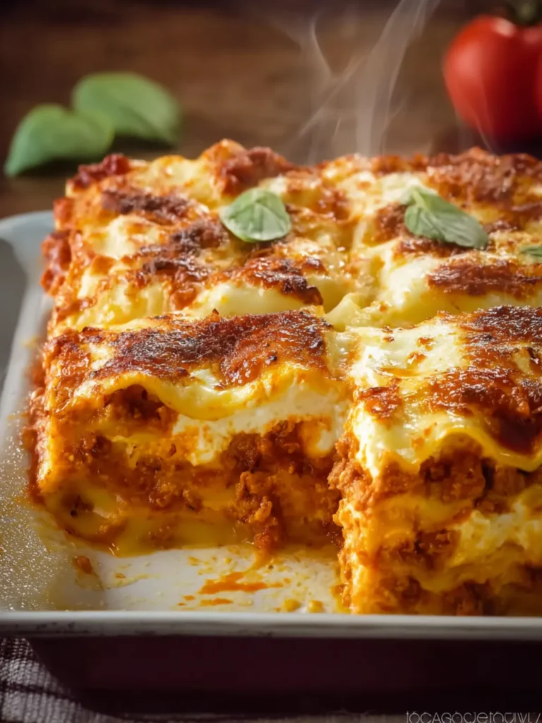 Mom’s Cottage Cheese Lasagna First Image