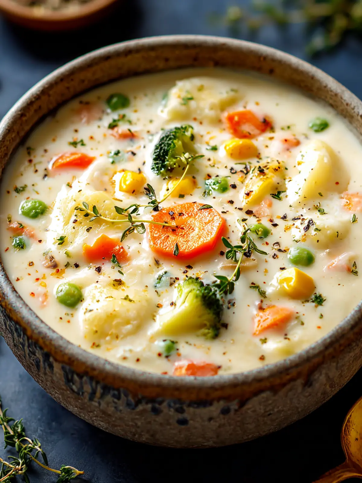 Creamy Milk Soup with Vegetables: A Comforting Delight First Image