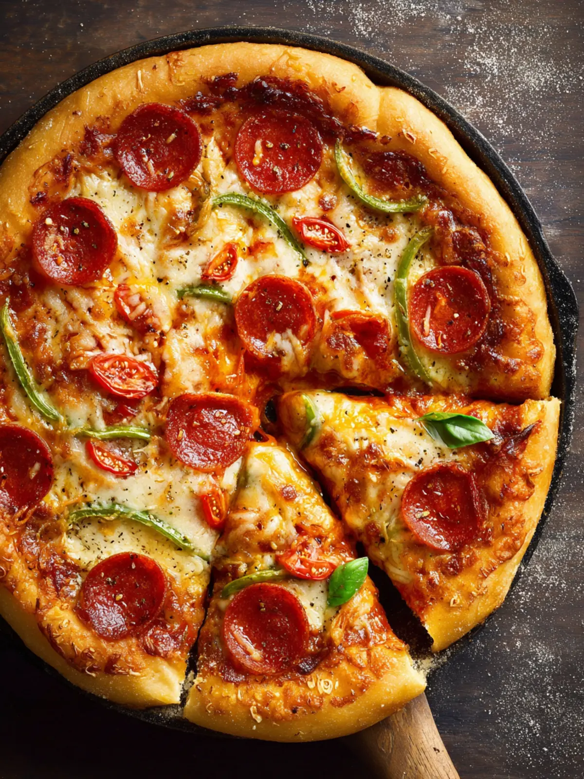 Cast Iron Skillet Pizza First Image