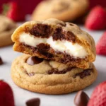 Cheesecake Stuffed Cookies First Image