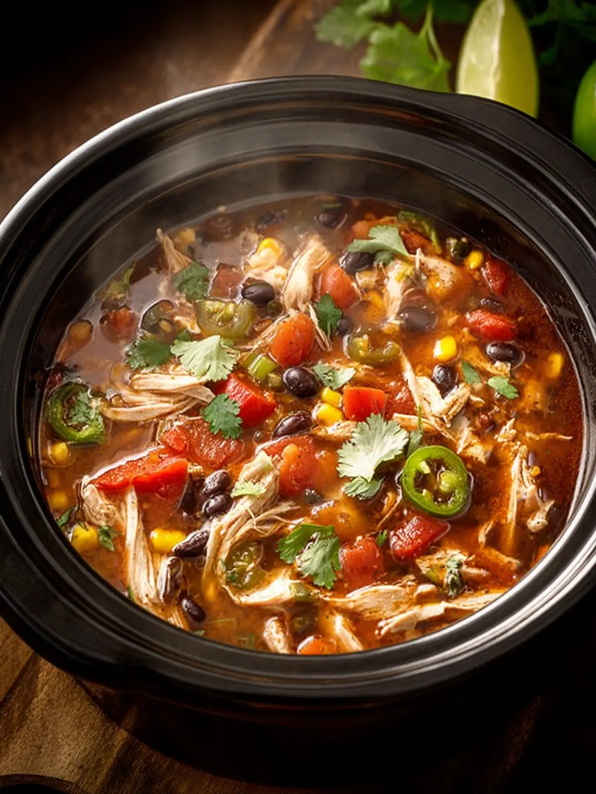 Crock Pot Chicken Fajita Soup First Image