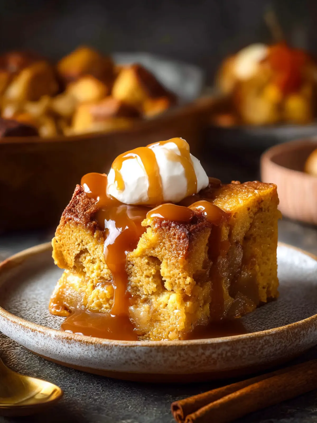 Irresistible Pumpkin Bread Pudding Recipe for Cozy Nights First Image
