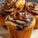 Nutella Banana Swirl Muffins First Image
