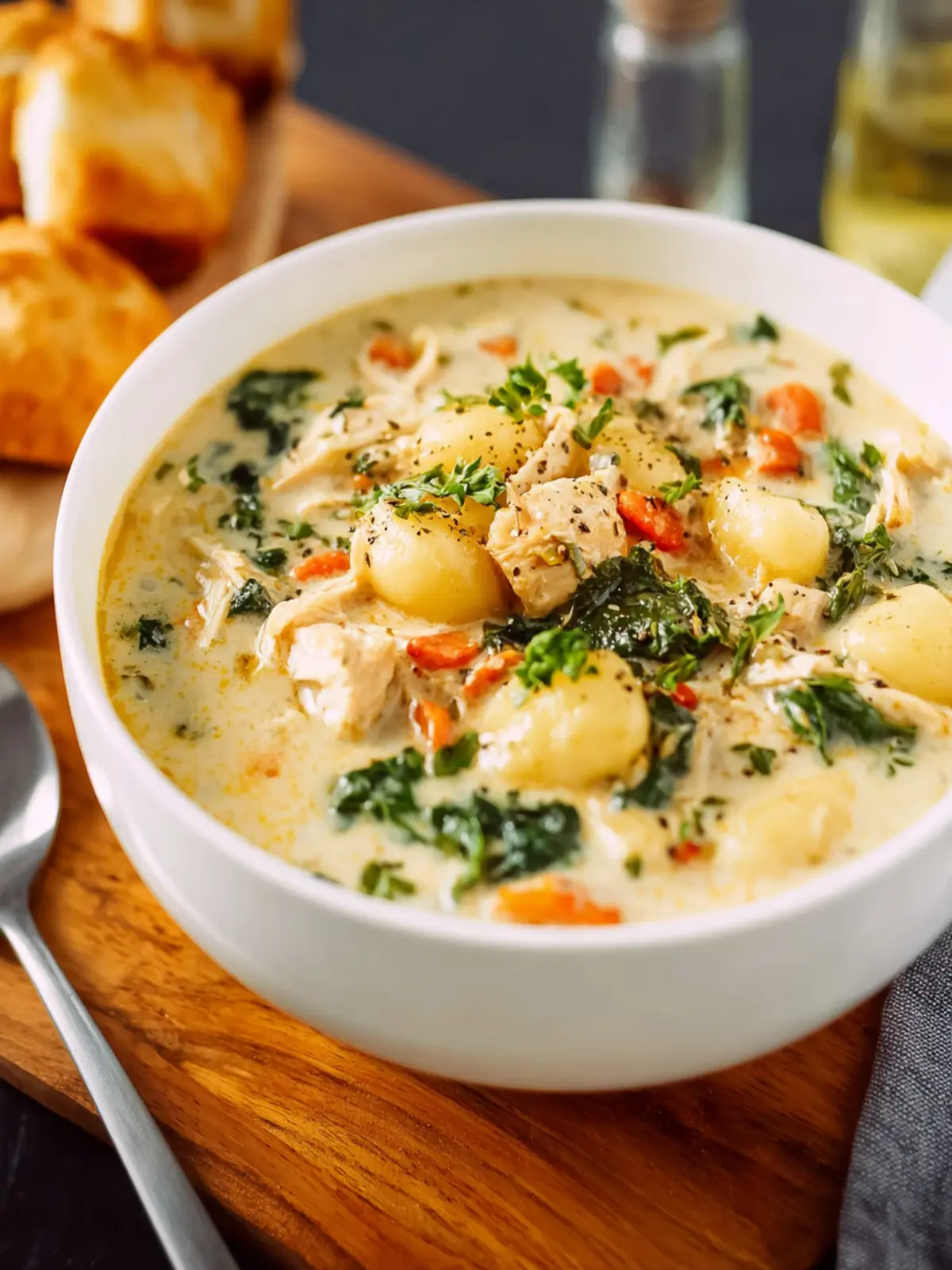 Slow Cooker Chicken Gnocchi Soup First Image