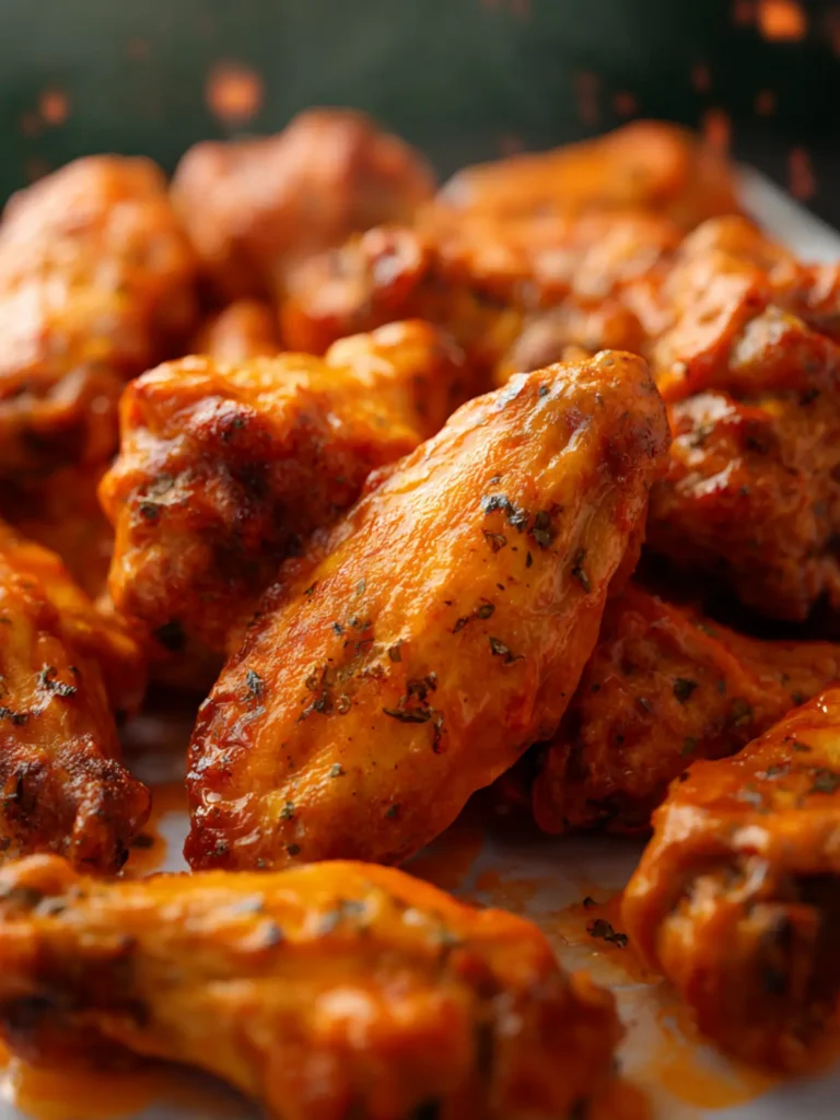 Baked Buffalo Ranch Chicken Wings First Image