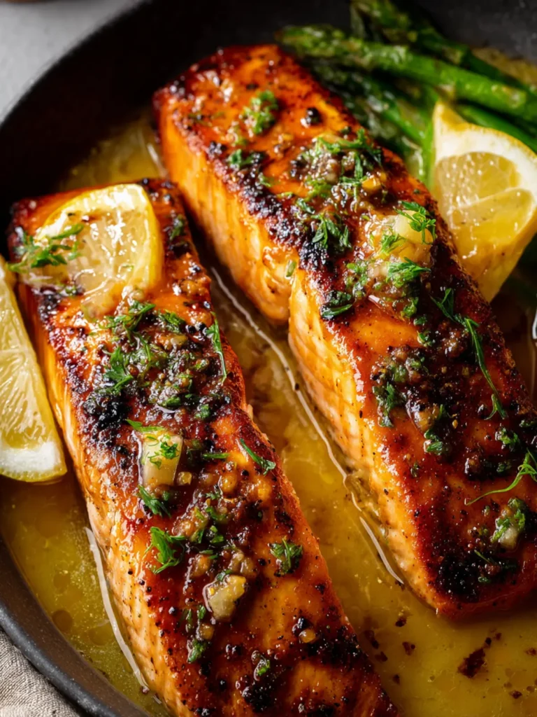 Cajun Butter Salmon With Honey And Garlic (Ready In 15 Minutes!) First Image