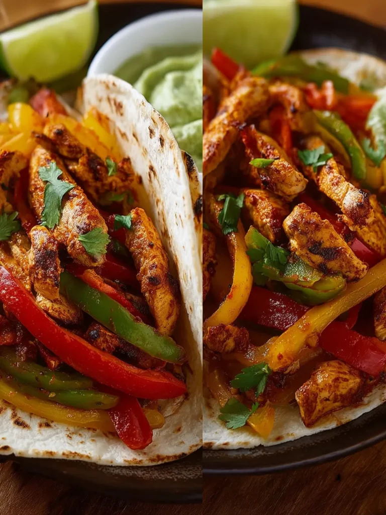 Easy Air Fryer Chicken Fajitas Recipe First Image