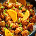 Healthy Orange Chicken First Image