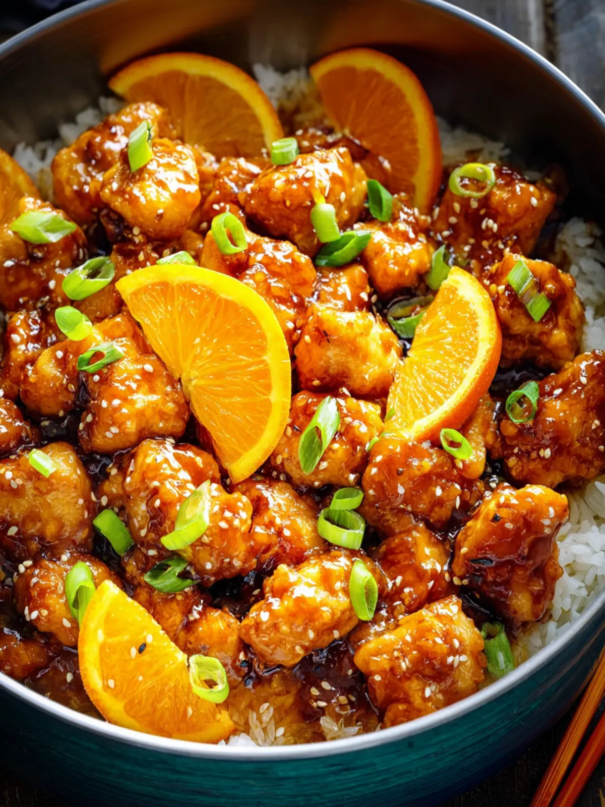 Healthy Orange Chicken First Image