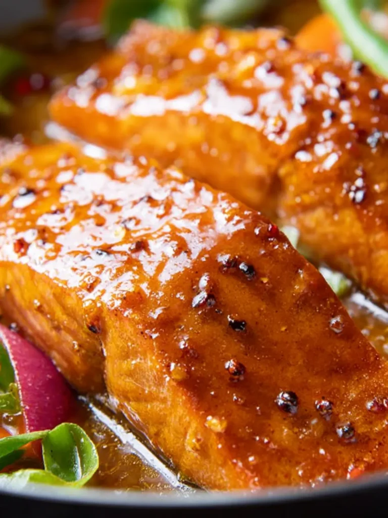 Maple Barbeque-Glazed Salmon First Image