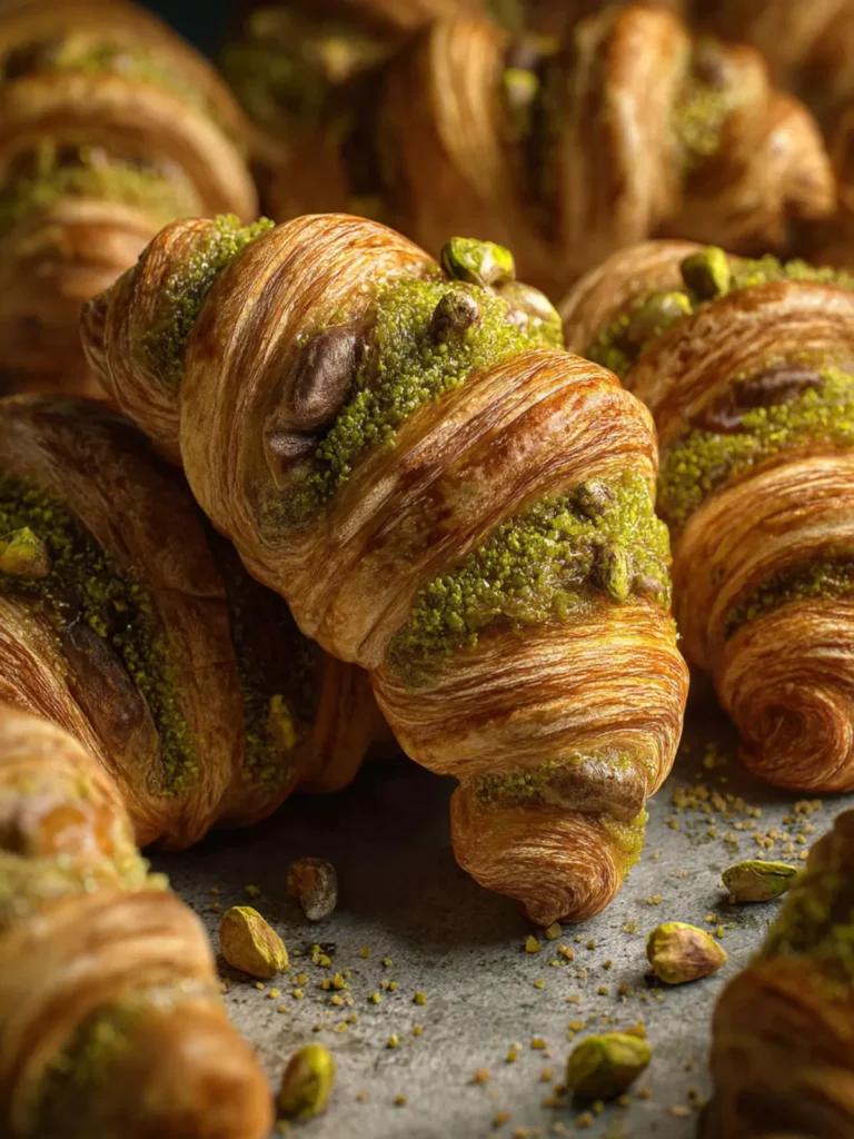 Pistachio Croissants First Image