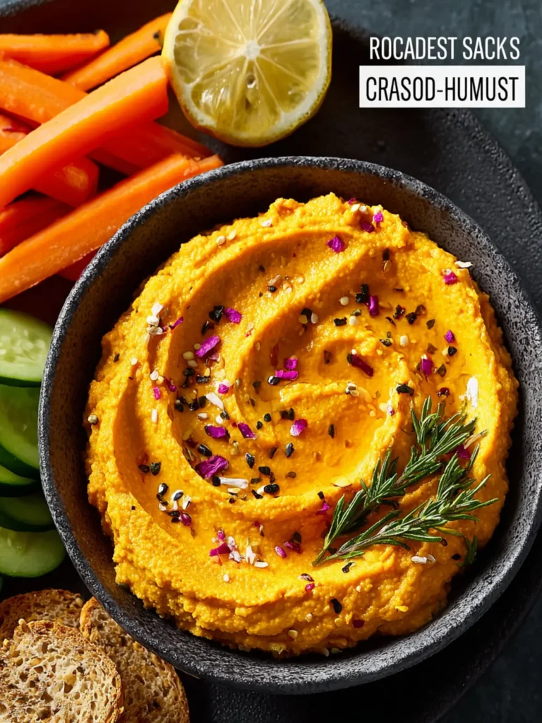Roasted Carrot Hummus First Image