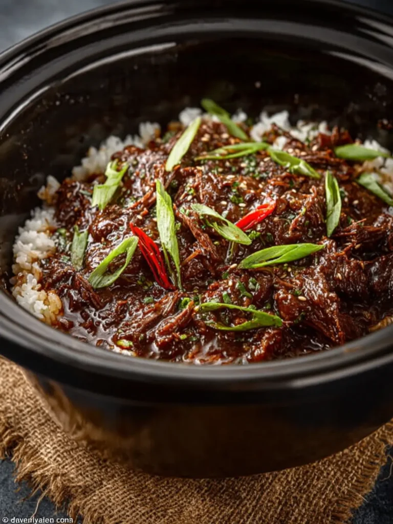 Slow Cooker Korean Beef First Image