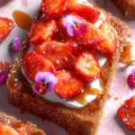 Strawberry Honey Butter Toast First Image