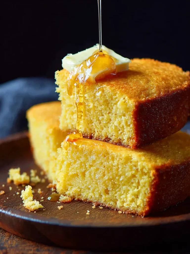 Sweet Honey Cornbread Recipe First Image