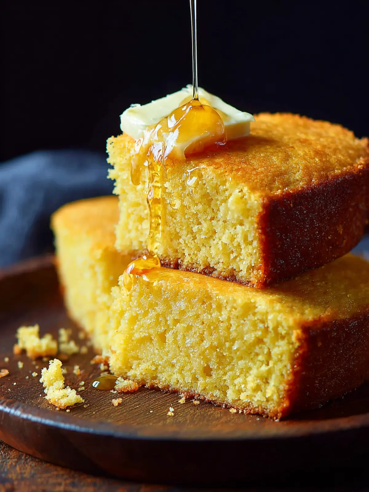 Sweet Honey Cornbread Recipe First Image