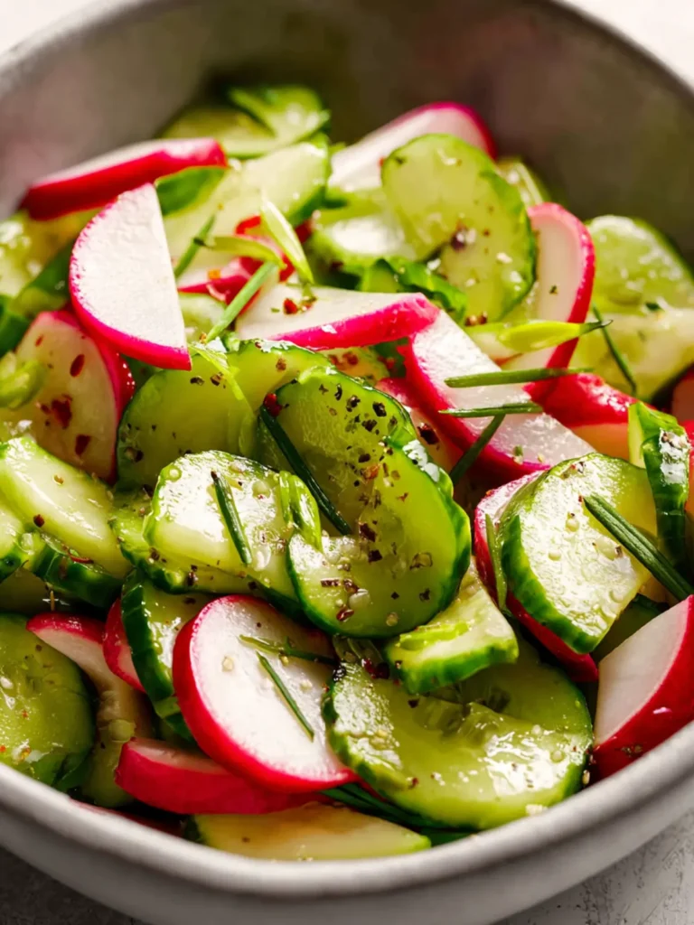 Cucumber Radish Salad First Image
